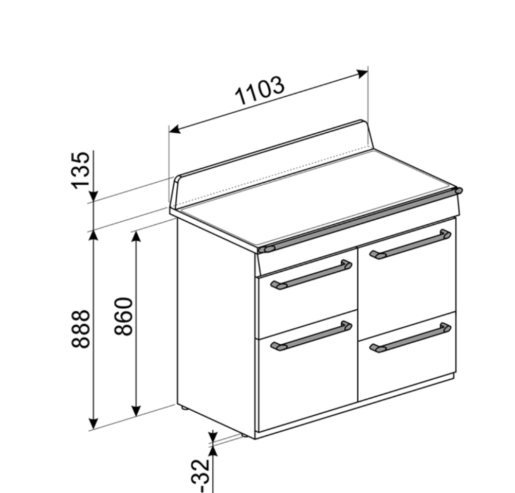 SMEG TR4110IBL2 cuisinière avec taque à induction - 110cm