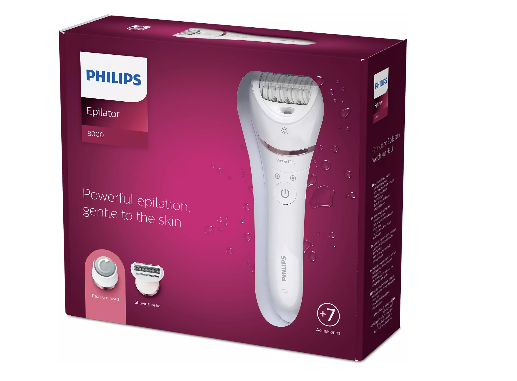PHILIPS PHBRE730/10 épilateur