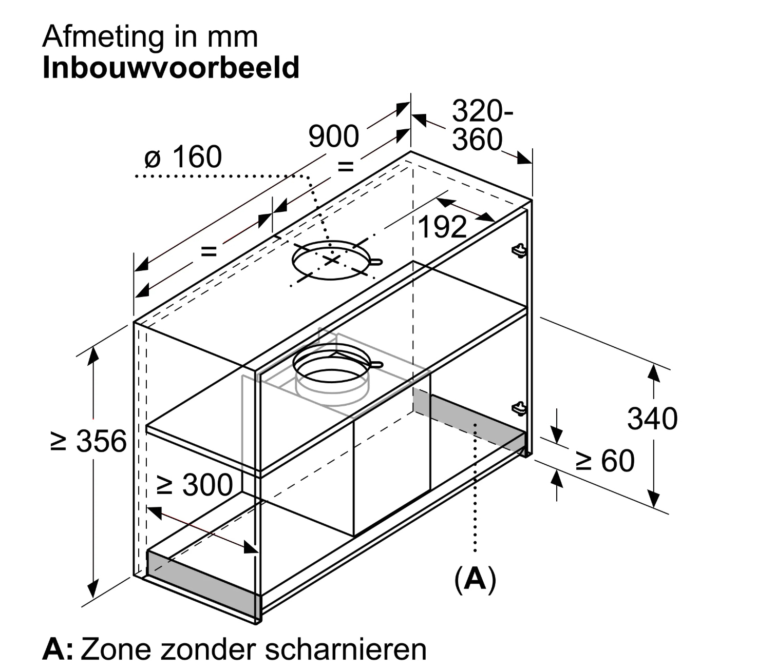 SIEMENS LJ97BDP60 hotte intégré - 90cm