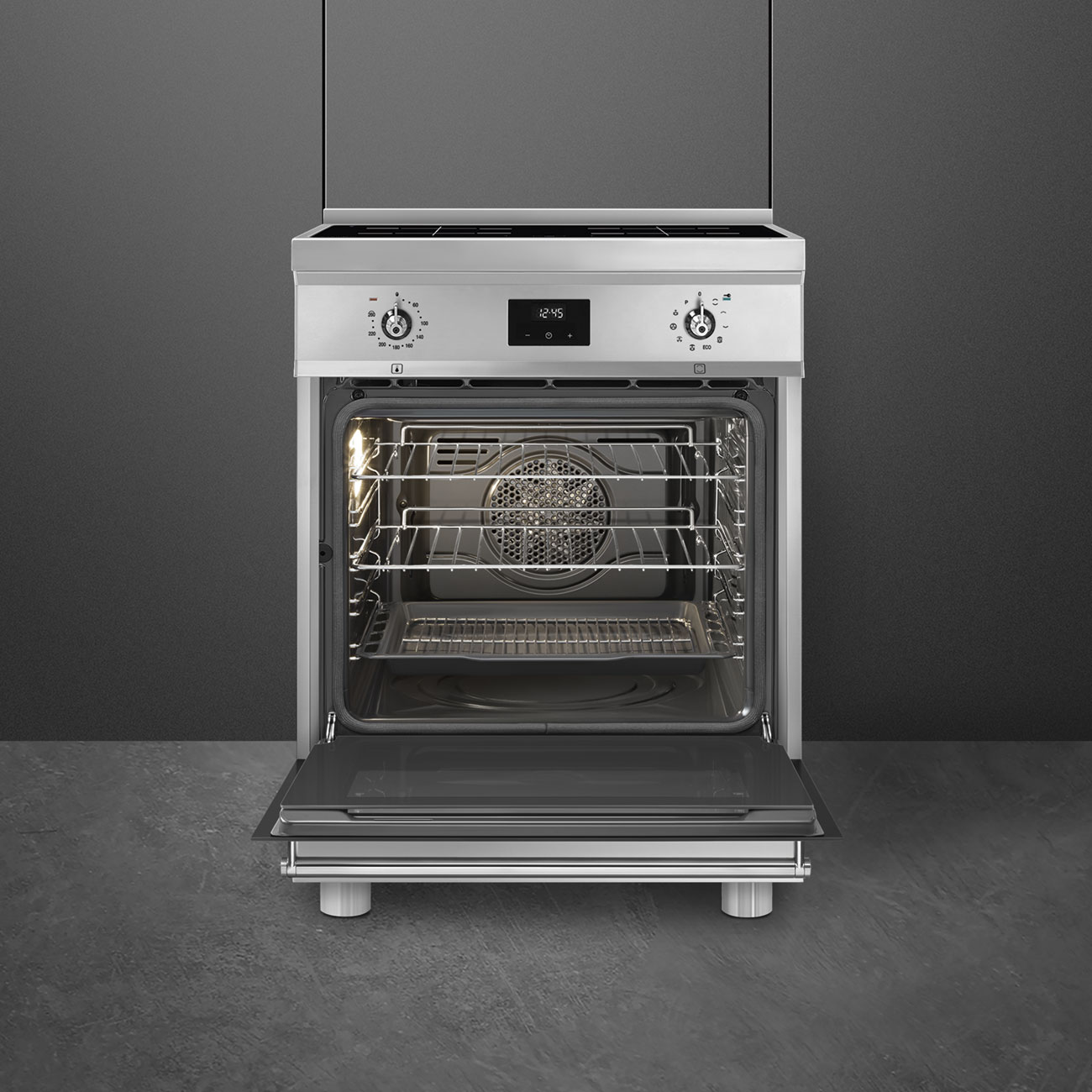 SMEG C6IPXT2 cuisinière avec taque à induction - 60cm
