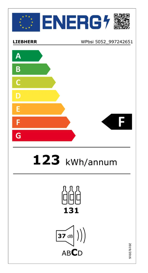 LIEBHERR WPBSI505221 cave à vin pose-libre
