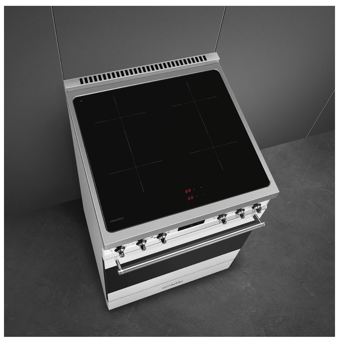 SMEG C6IPWHM2 cuisinière avec taque à induction - 60cm