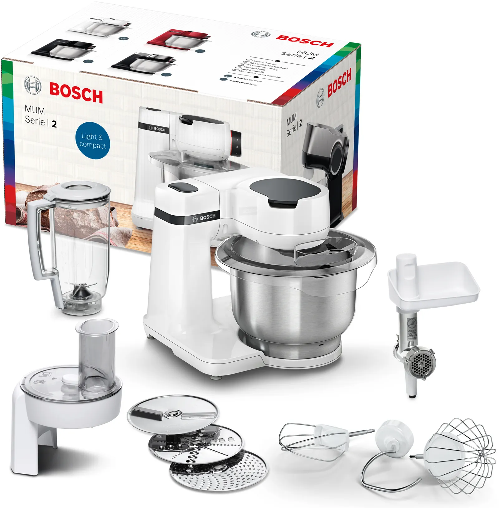 BOSCH MUMS2EW30 SERIE 2 robot de cuisine - compact