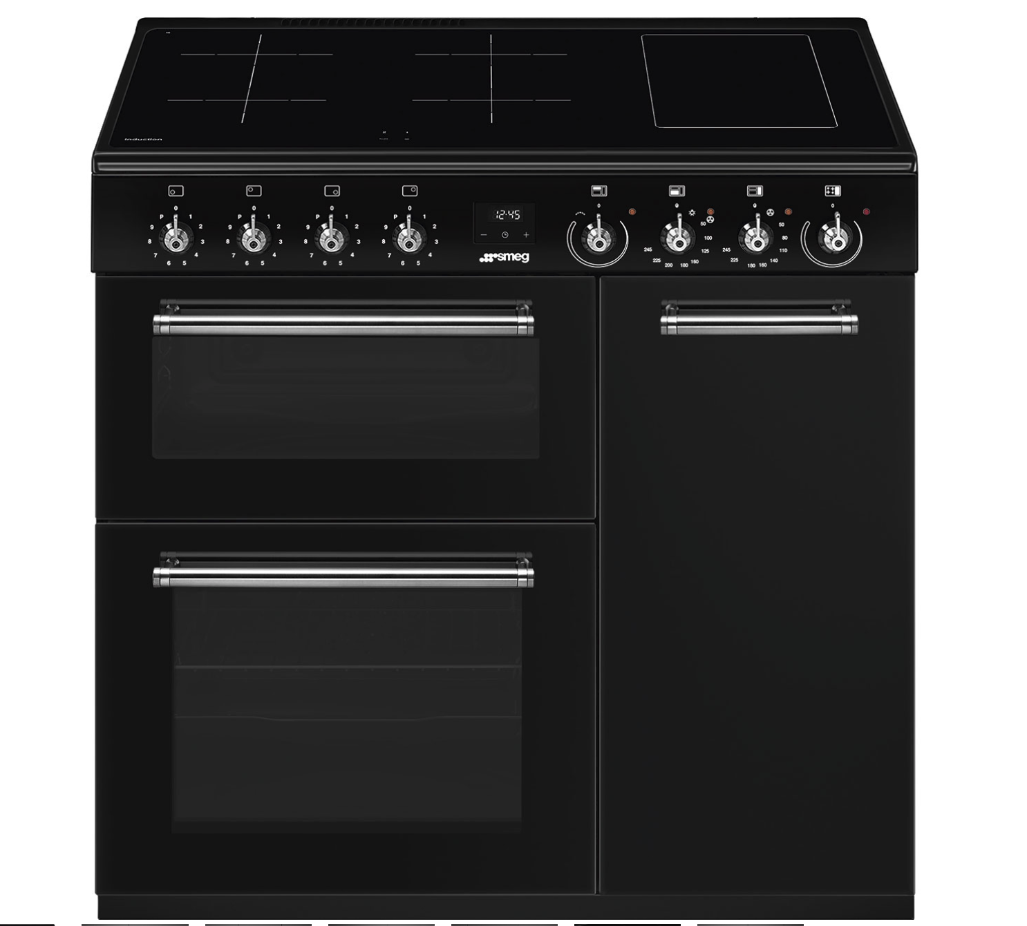 SMEG CX93IMBL cuisinière avec taque à induction - 90cm
