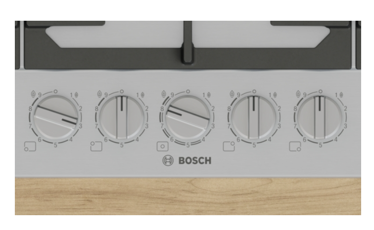 BOSCH PCR9A5I90 SERIE 6 table de cuisson au gaz - 90cm
