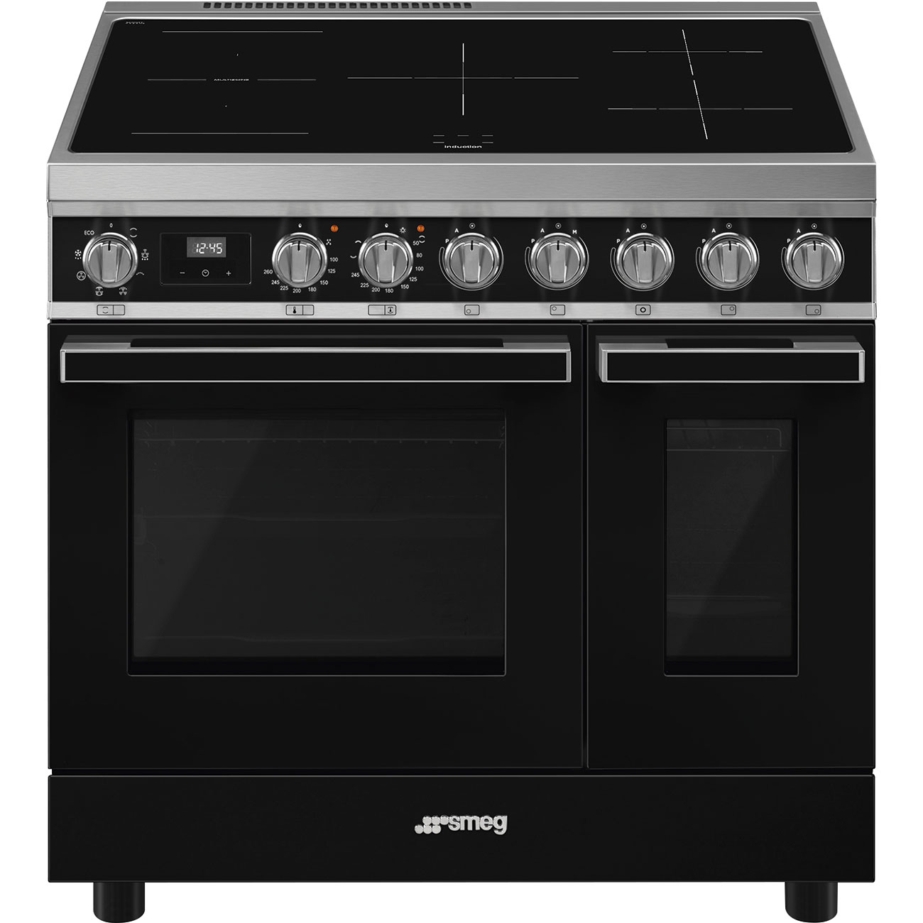 SMEG CPF92IMBL cuisinière avec taque à induction - 90cm