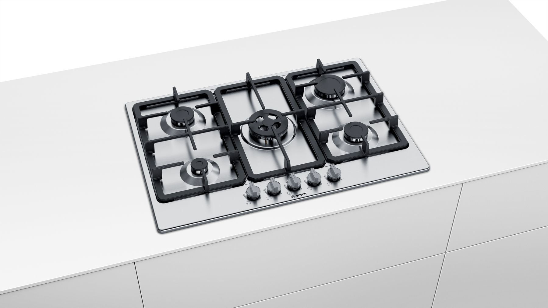 BOSCH PGQ7B5B90 SERIE 4 table de cuisson au gaz - 75cm