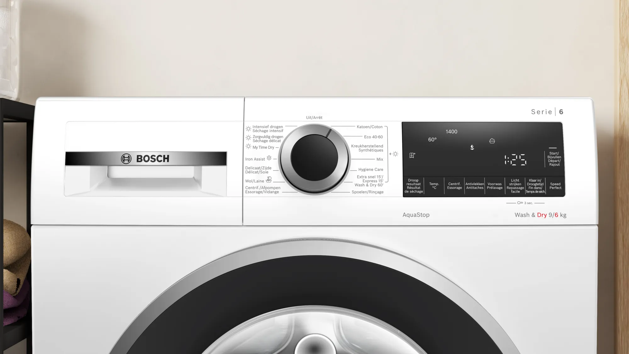 BOSCH WNG24406FG Serie 6 lave-linge séchant
