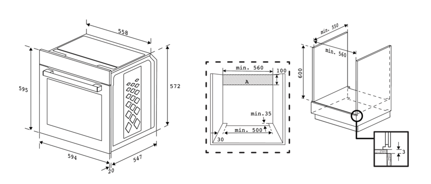 BEKO BBIM12300XDSE four multifonction - 60cm