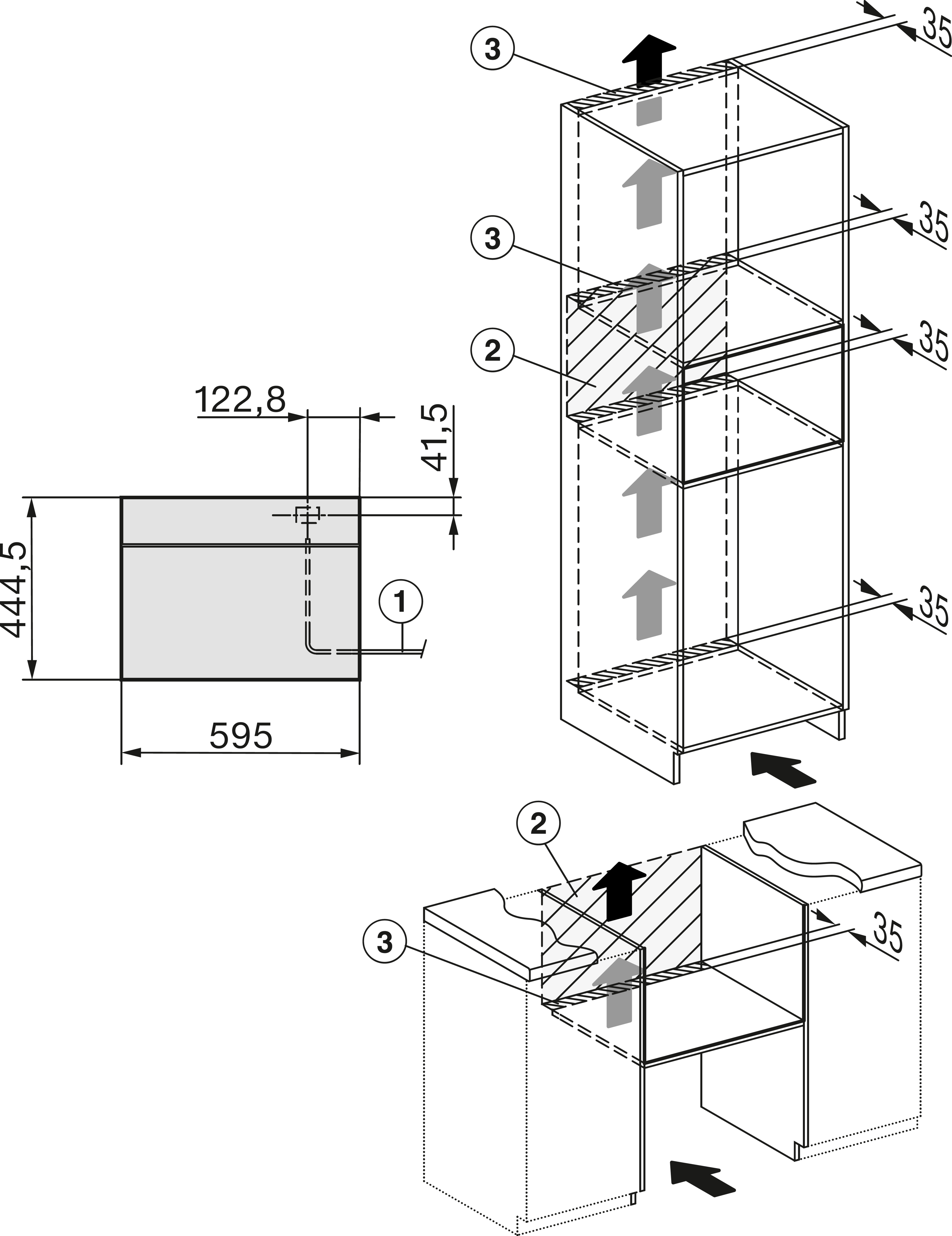 MIELE DG7440OBSW VITROLINE four à vapeur - 45cm