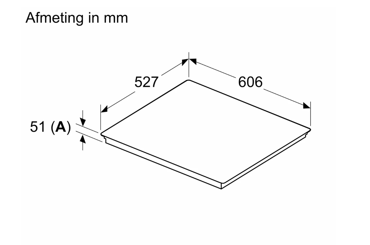 BOSCH PVQ69BHC1E table de cuisson à induction - 60cm