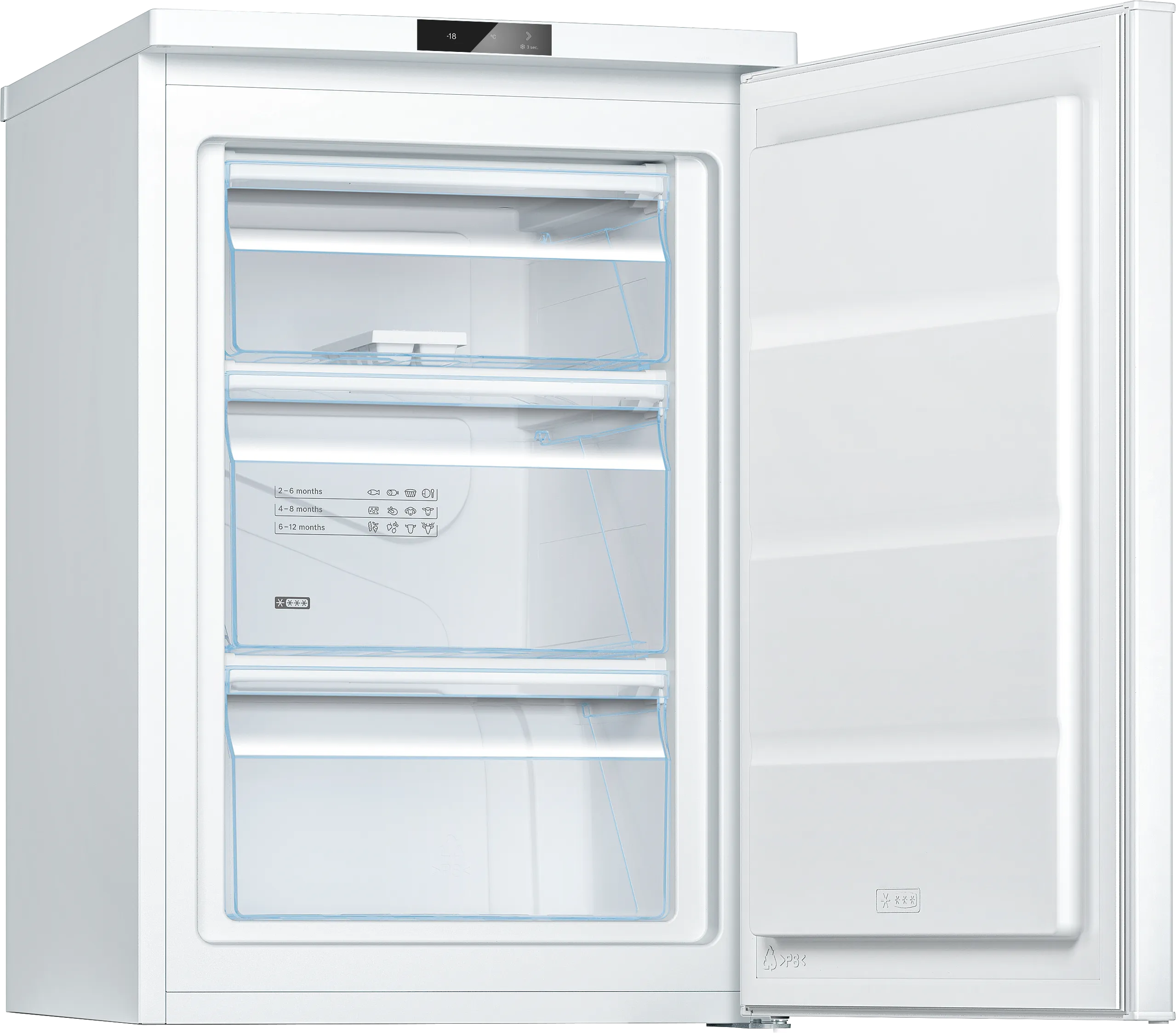 BOSCH GTV15NWEB SERIE 2 congélateur pose-libre - 85cm