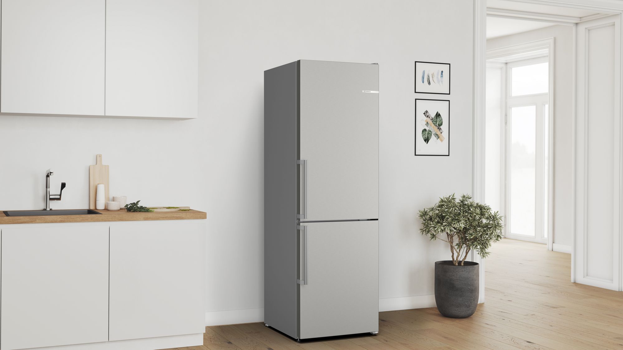 BOSCH KGN36VICT SERIE 4 combiné réfrigérateur-congélateur pose-libre - 186cm