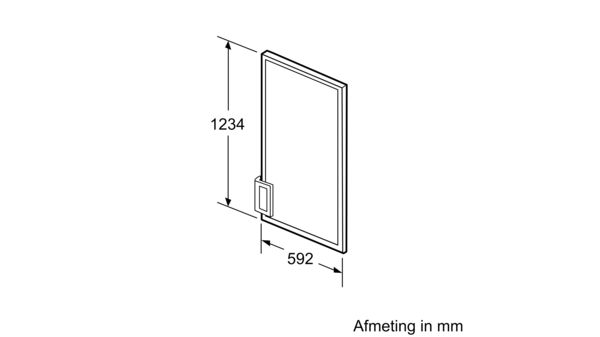 SIEMENS KF40ZAX0 panneau de porte