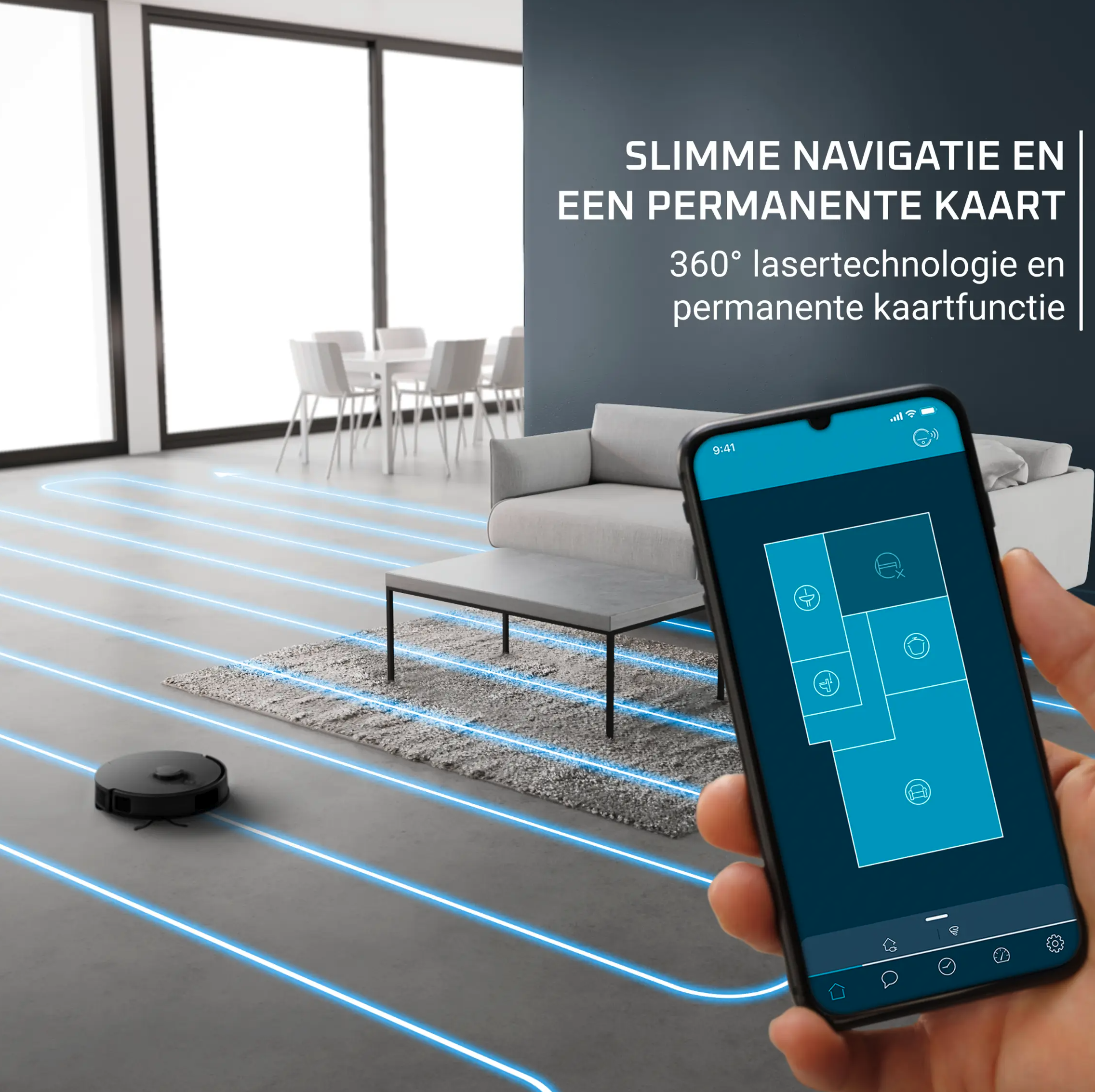 ROWENTA RR91D5WH aspirateur robot