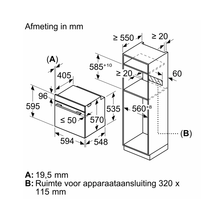 BOSCH HBG3720B4 four multifonction - 60cm