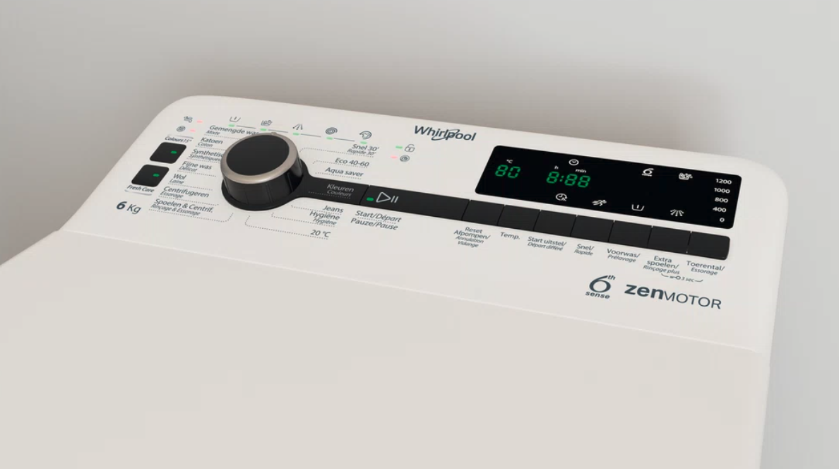 WHIRLPOOL TDLRBX6252BSBE lave-linge top