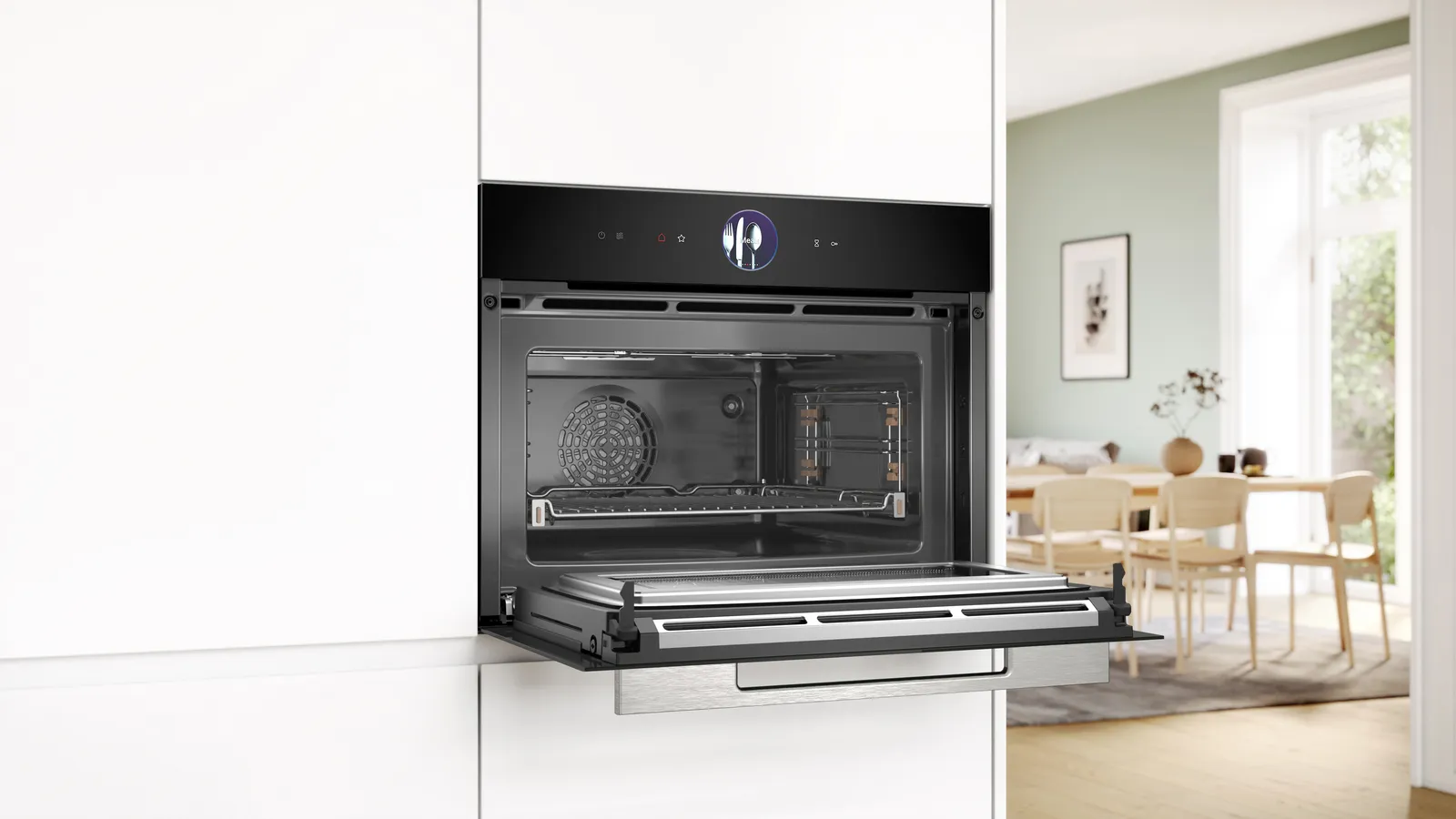BOSCH CMG736AB1F SERIE 8 four multifonction avec micro-ondes - 60cm
