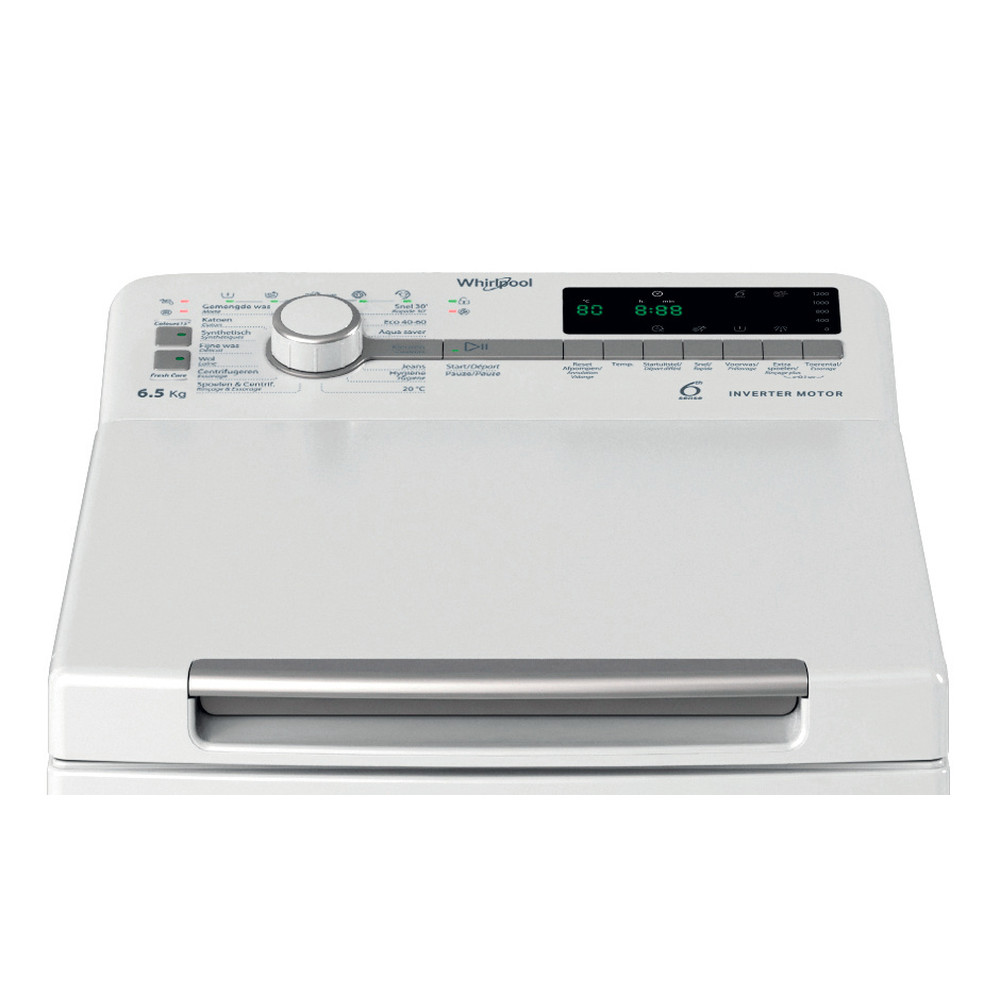 WHIRLPOOL TDLR65261BSBE lave-linge - chargement par le dessus