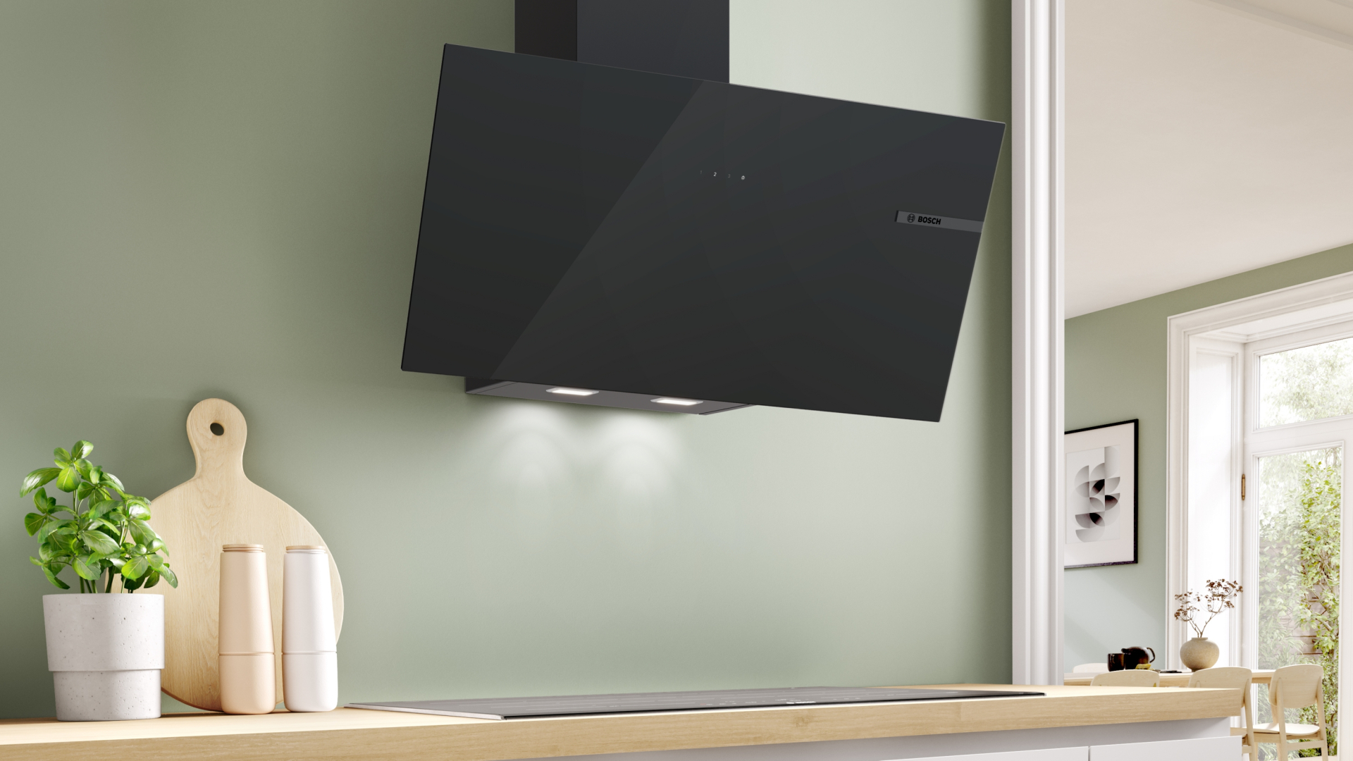 BOSCH DWK85DF61 hotte murale - 80cm