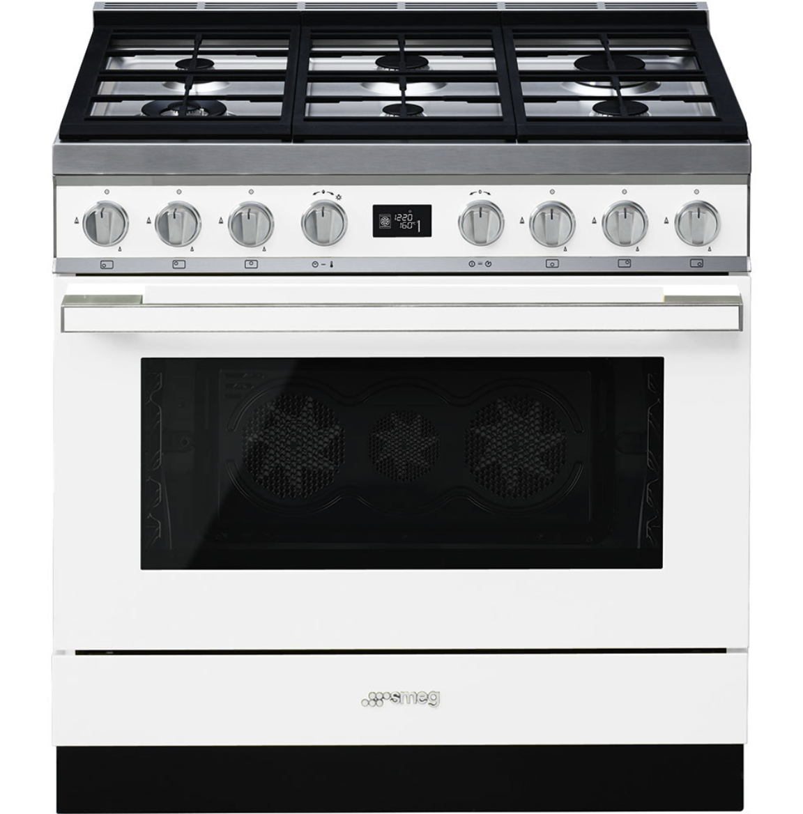 SMEG CPF9GPWH cuisinière avec taque à gaz - 90cm