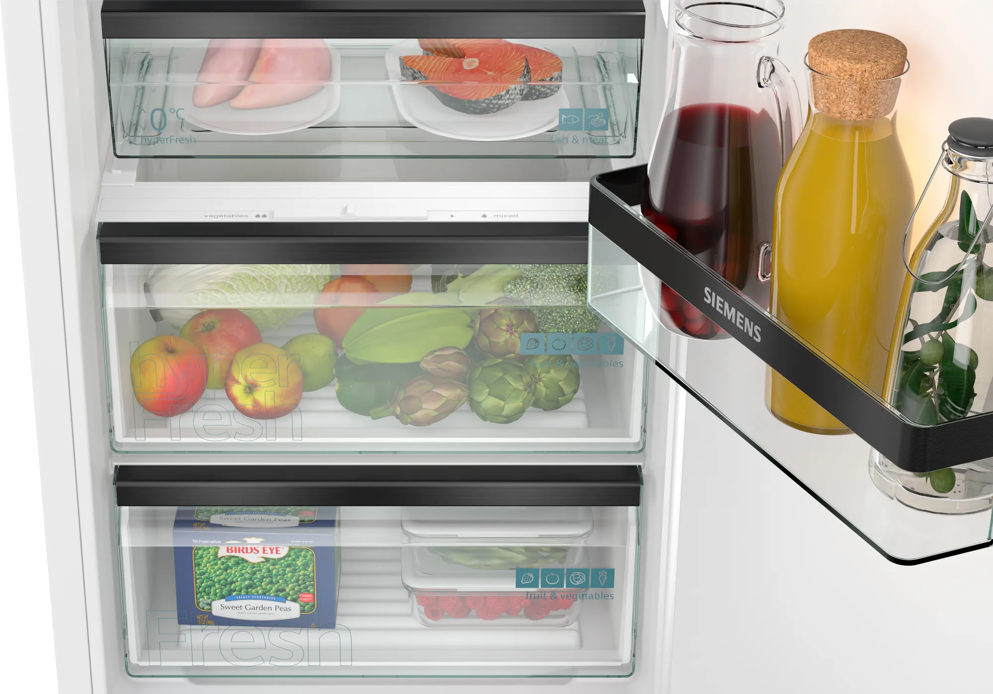 SIEMENS KI82LSDD0 IQ500 refrigérateur avec surgélateur - 177cm