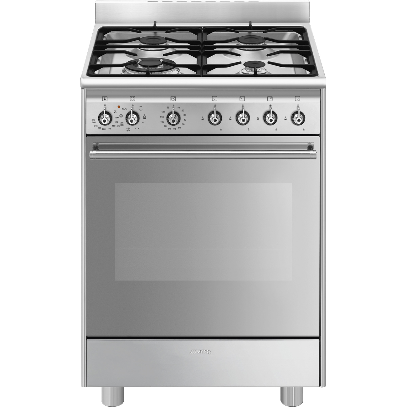 SMEG SX61GM cuisinière avec taque à gaz - 60cm
