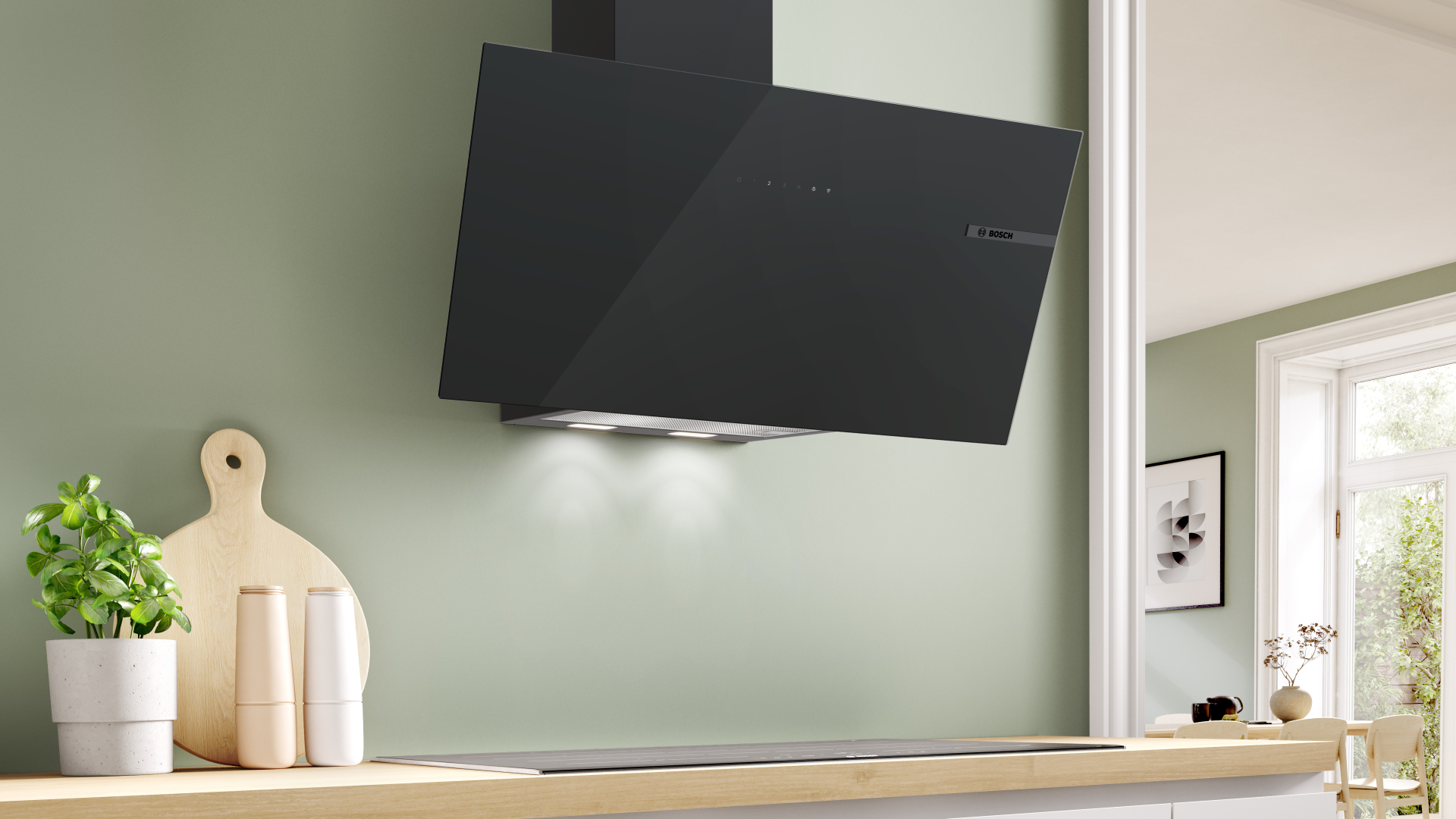 BOSCH DWK87PN61 hotte murale - 80cm