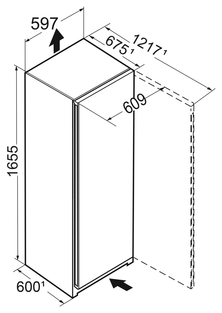 LIEBHERR RD500022 réfrigérateur pose-libre sans congélateur - 165cm
