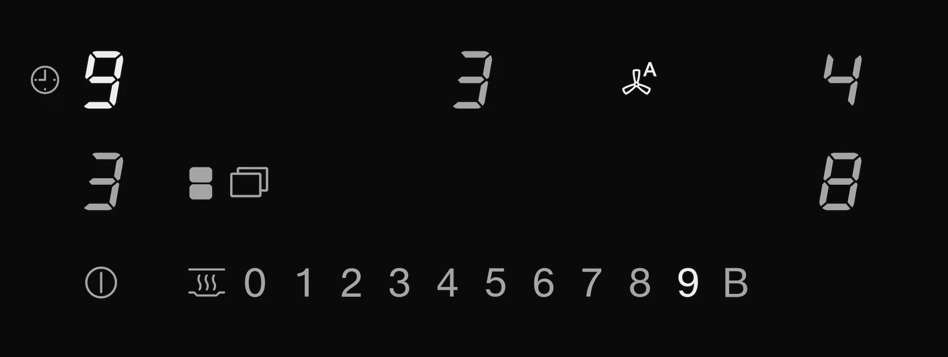 MIELE KMDA7676-1FLBLACKPERFECTIONBLACK table de cuisson avec hotte integrée - 80cm