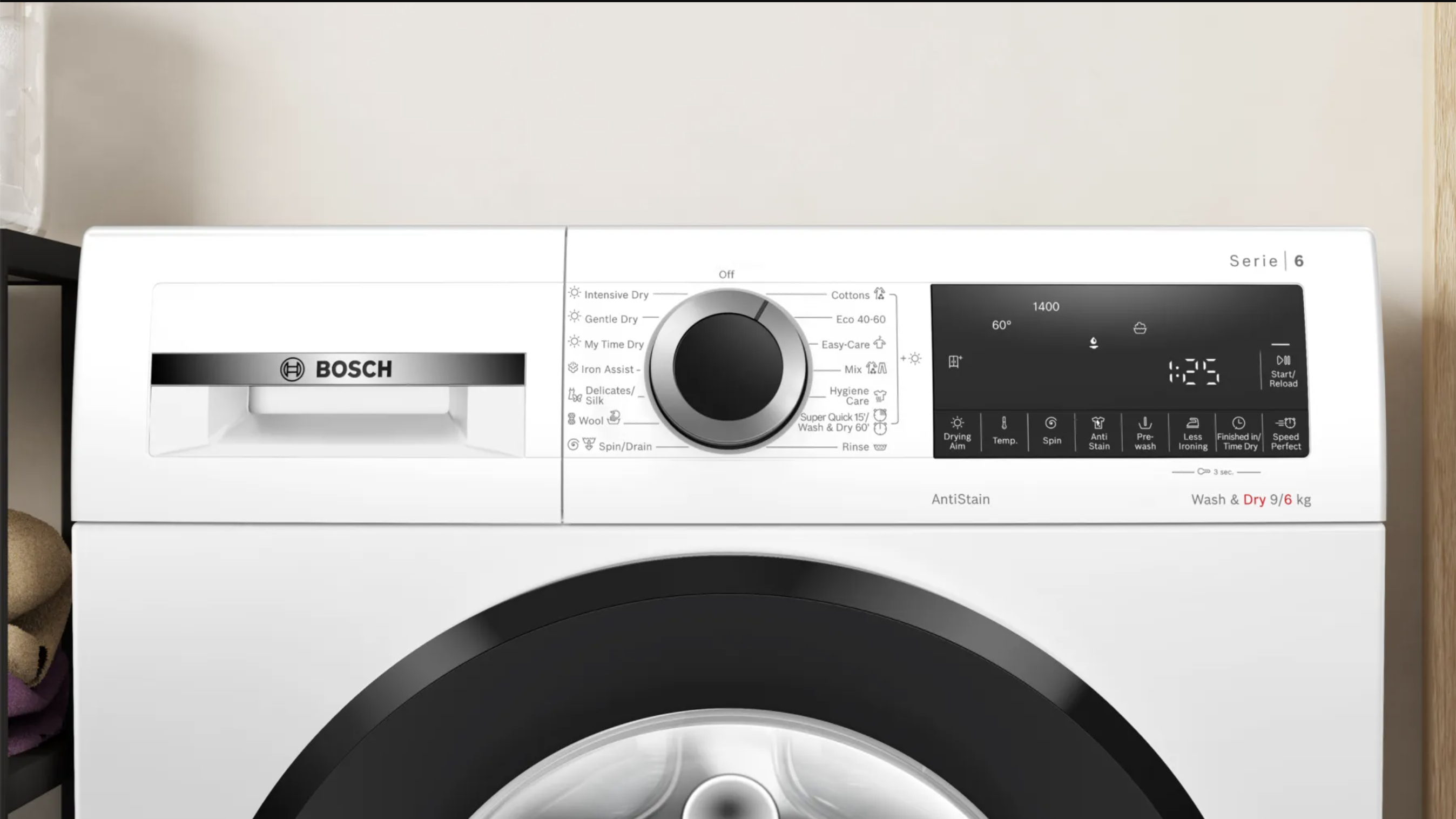 BOSCH WNG24400BY SERIE 6 lave-linge séchant
