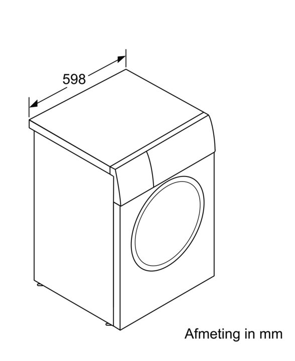BOSCH WAN2827UFG lave-linge