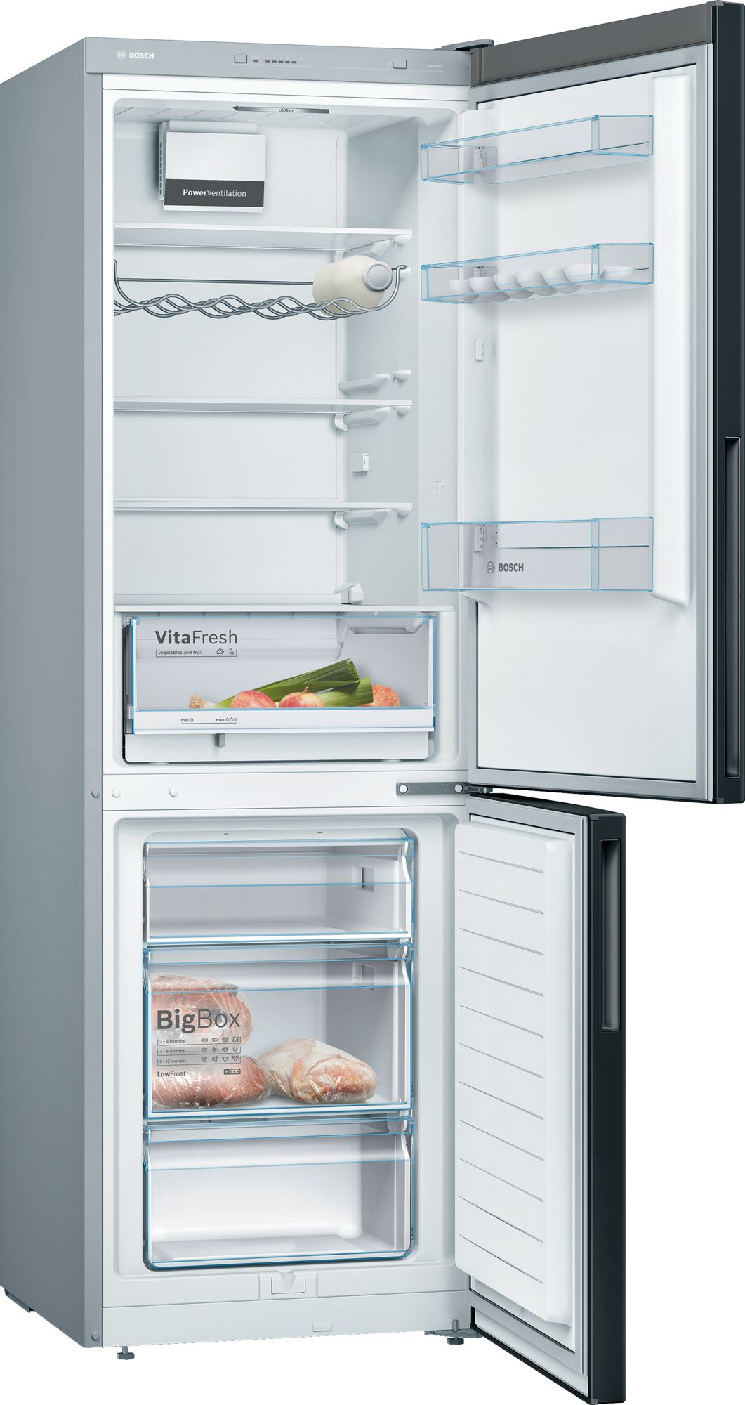 BOSCH KGV36VBEAS SERIE 4 combiné réfrigérateur-congélateur pose-libre - 186cm