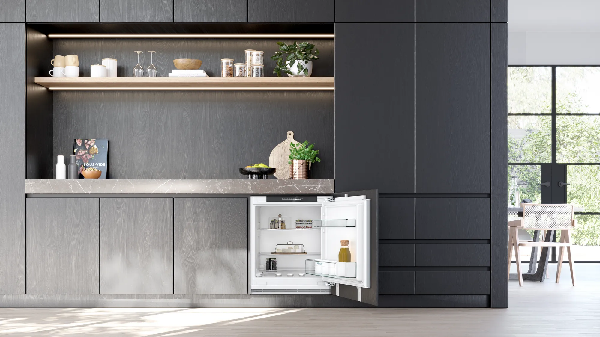 SIEMENS KU21RVFE0 IQ300 réfrigérateur sous-encastable sans surgélateur - 82cm