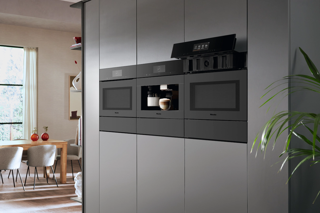 MIELE CVA7845125GALAEDITIONOBSIDIENBLACKMATT VITROLINE machine à café encastrable - 45cm