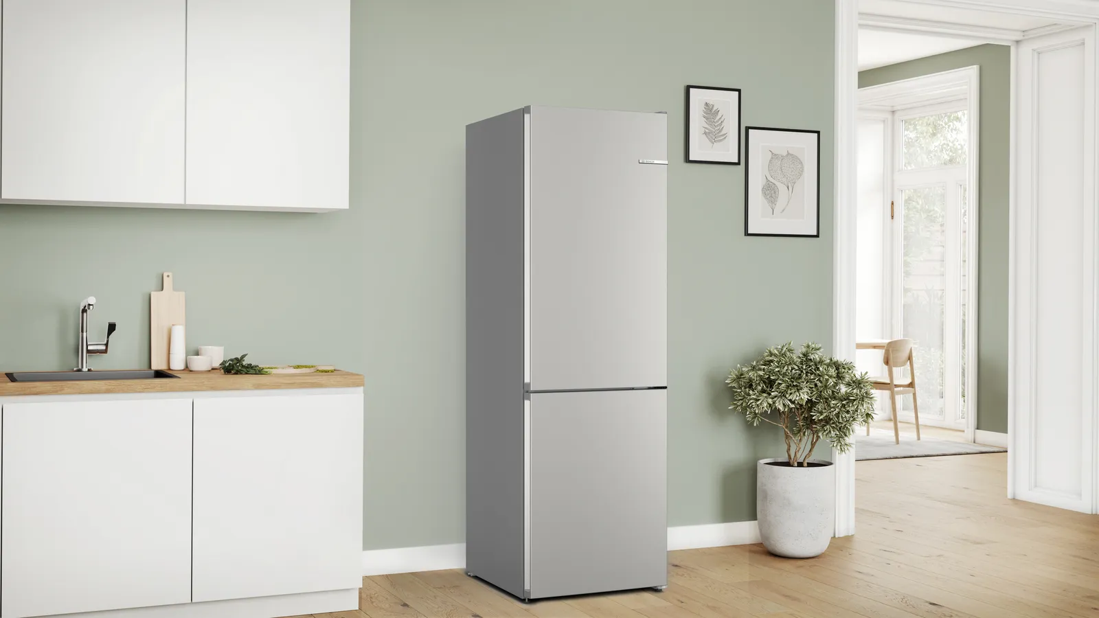 BOSCH KGN36EICF SERIE 4 combiné réfrigérateur-congélateur pose-libre - 186cm