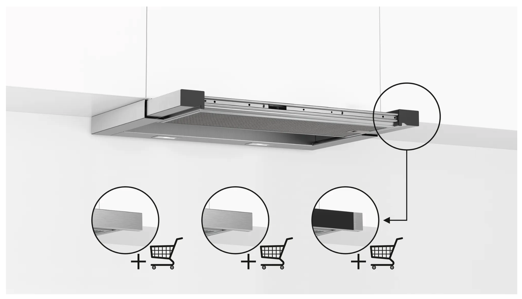 BOSCH DFR067T51 SERIE 6 hotte téléscopique - 60cm