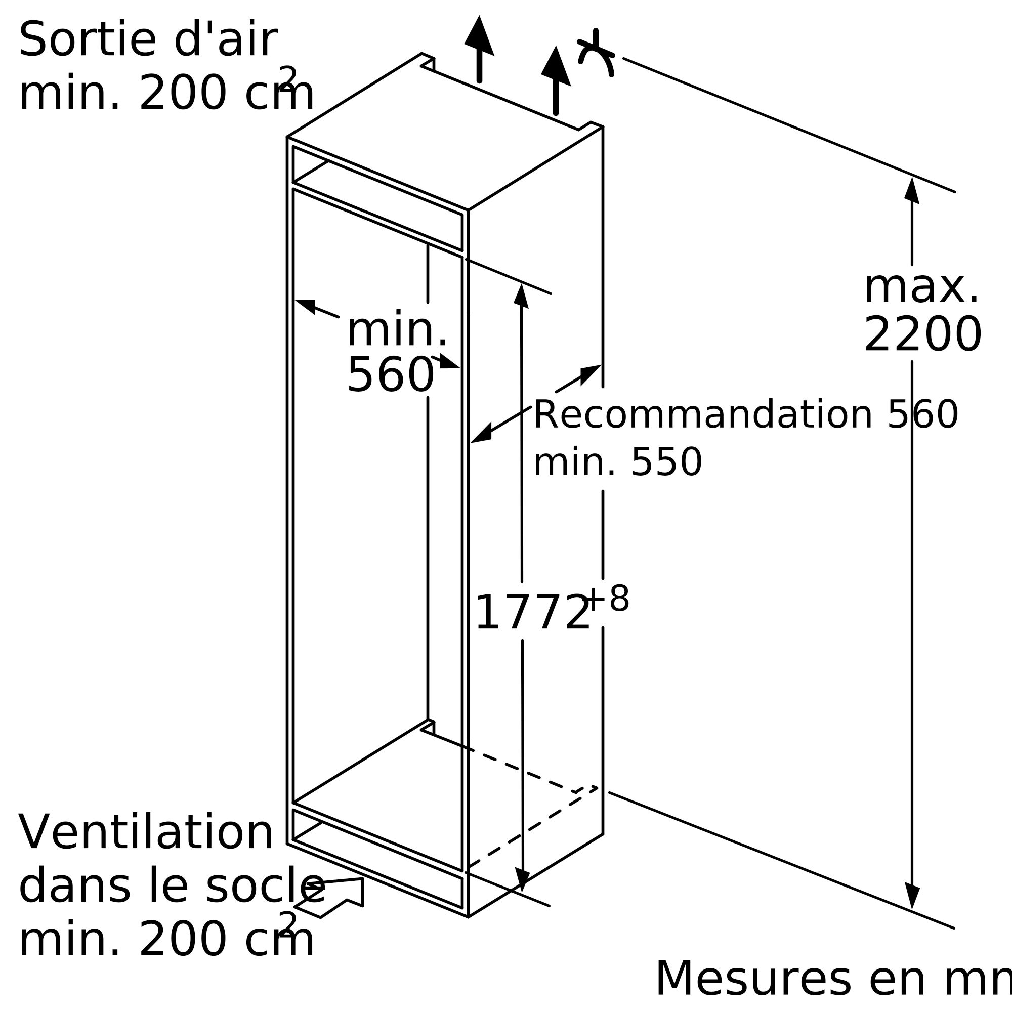 SIEMENS GI81NSCE0 IQ500 congélateur encastrable - 178cm
