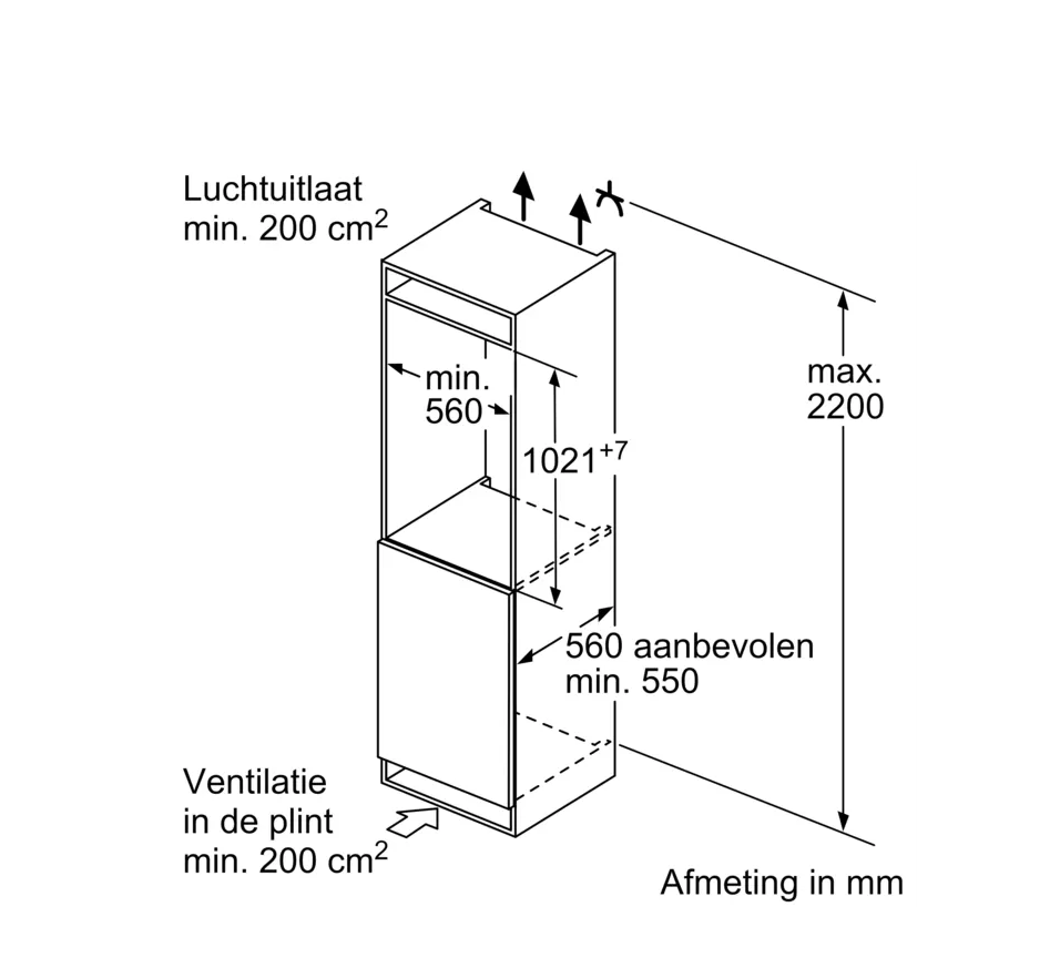 SIEMENS KI32LVFE0 IQ300 réfrigérateur avec surgélateur - 102cm