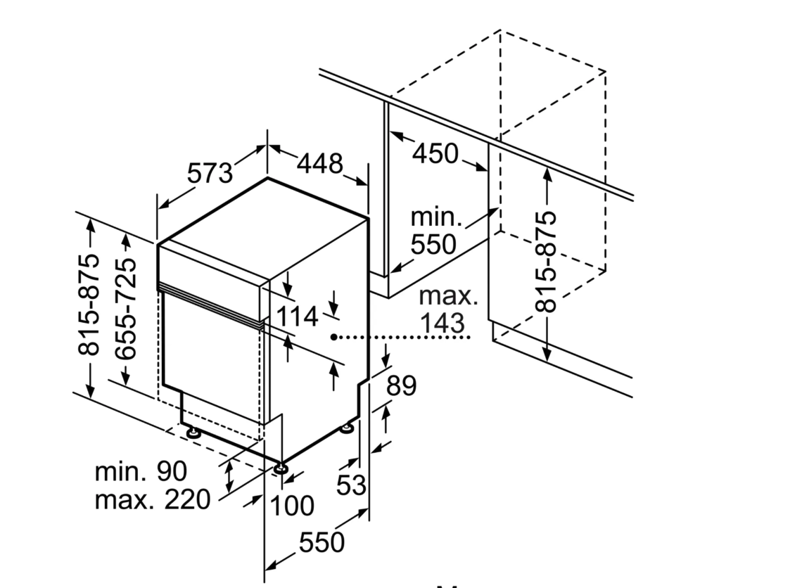BOSCH SPI4HMS49E SERIE 4 lave-vaisselle intégrable