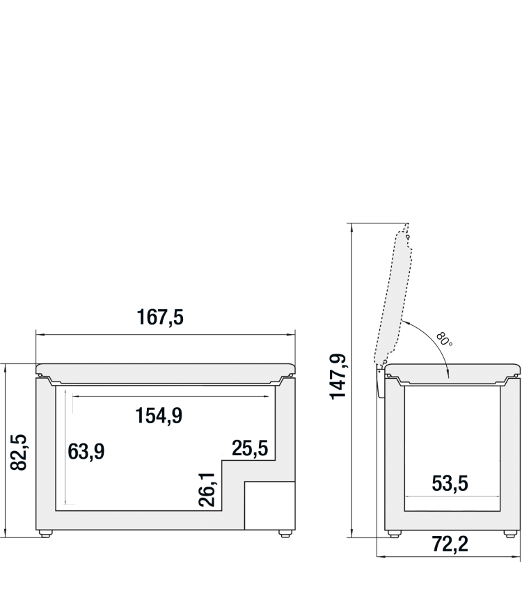 LIEBHERR CFE250026 congélateur bahut
