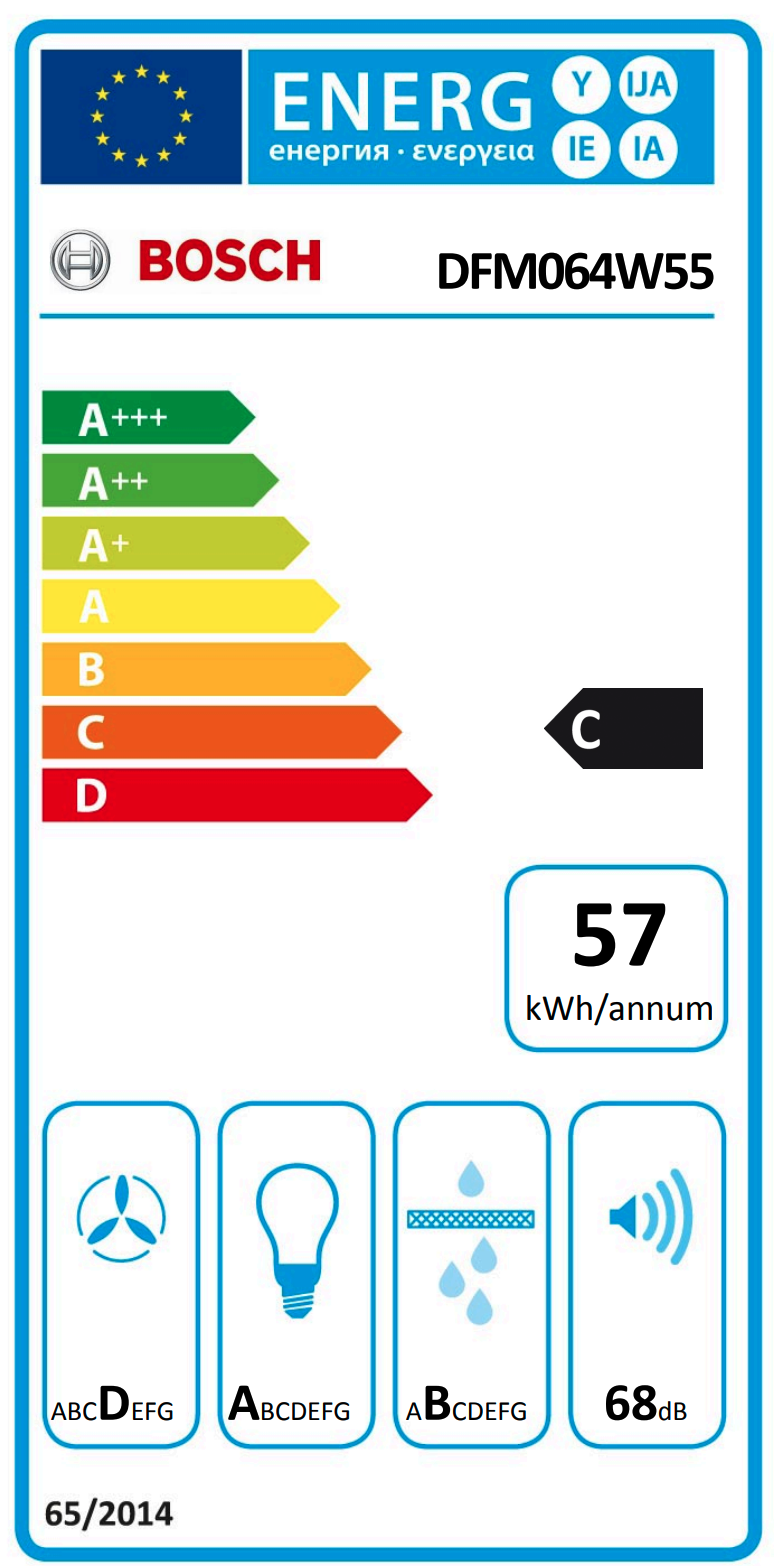 BOSCH DFM064W55 hotte téléscopique - 60cm