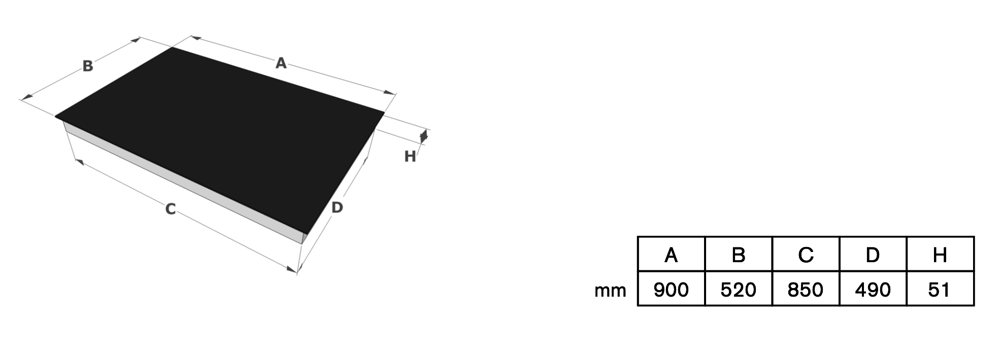 NOVY 1768 table de cuisson à induction - 90cm