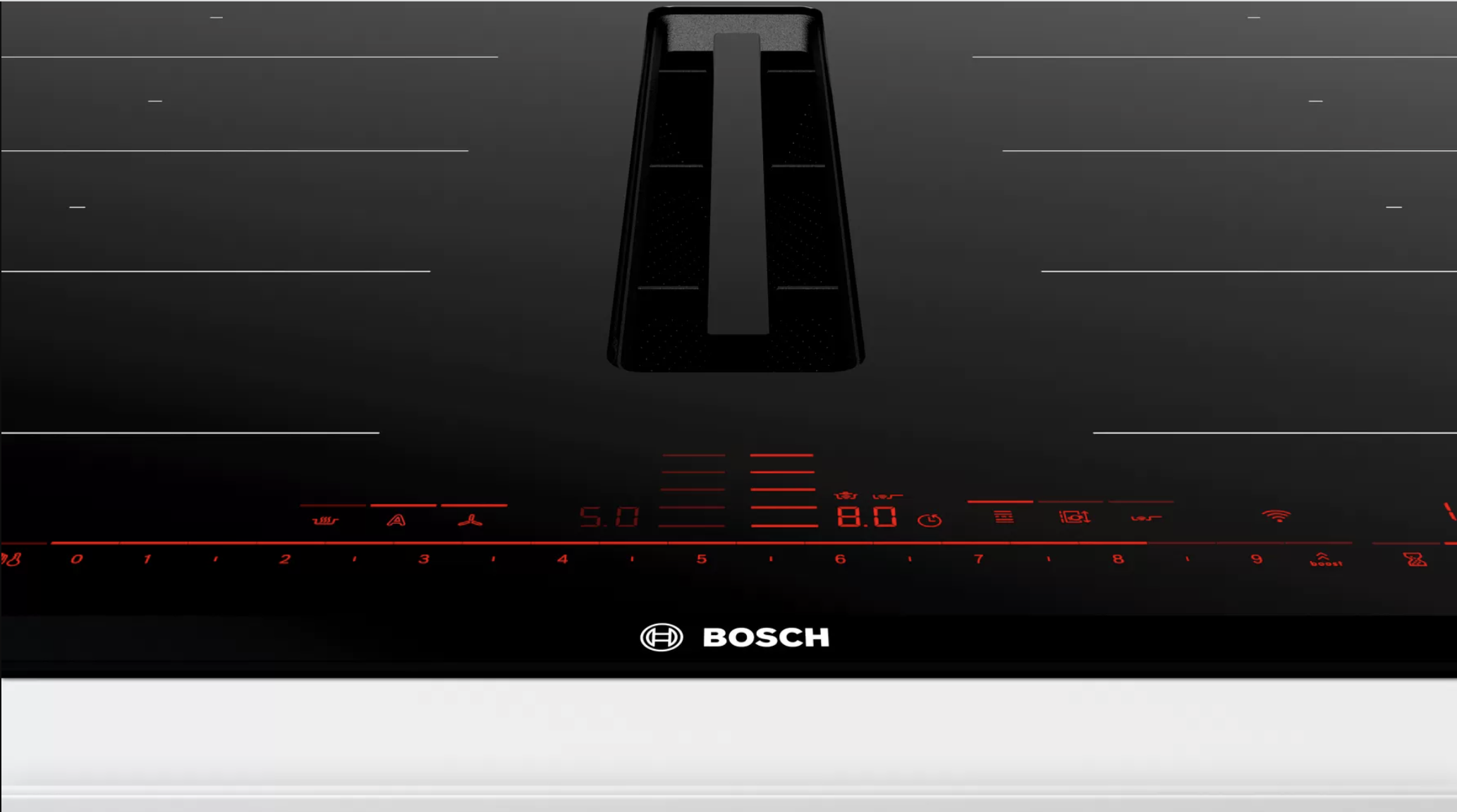 BOSCH PXX895D66E SERIE 8 table de cuisson avec hotte integrée - 80cm