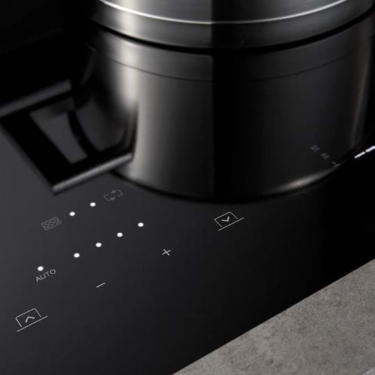 NOVY 1821 table de cuisson avec hotte integrée - 88cm