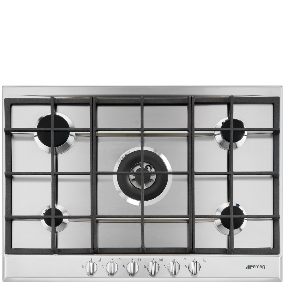 SMEG P272XGH table de cuisson au gaz - 72cm