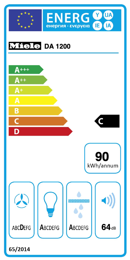 MIELE DA1200 hotte sous-encastrable - 100cm