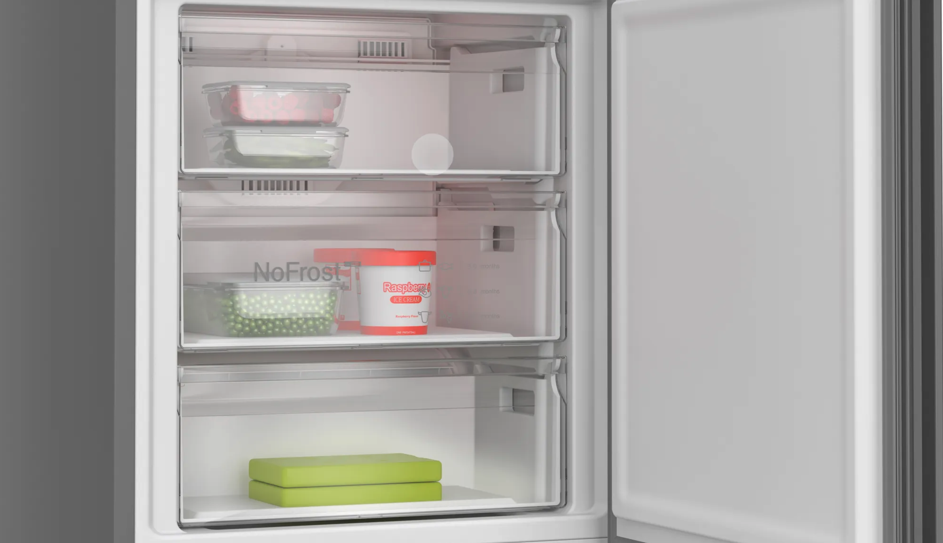 BOSCH KGN49OCAF Serie 4 combiné réfrigérateur-congélateur pose-libre - 203cm