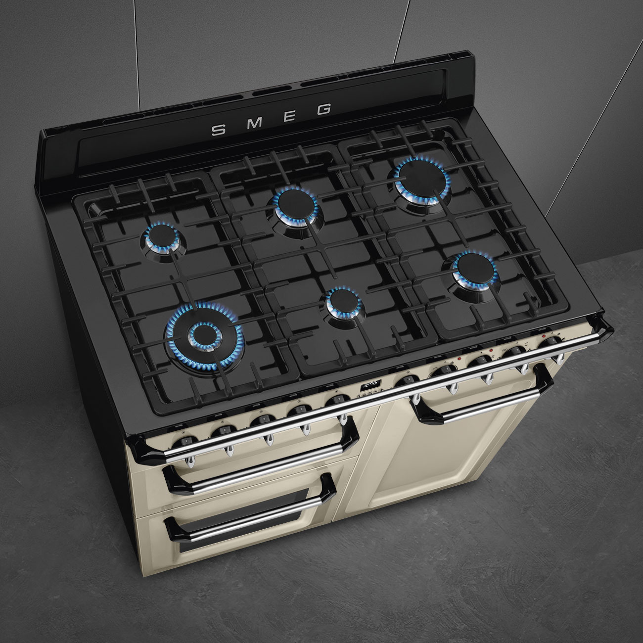 SMEG TR103P cuisinière avec taque à gaz - 100cm