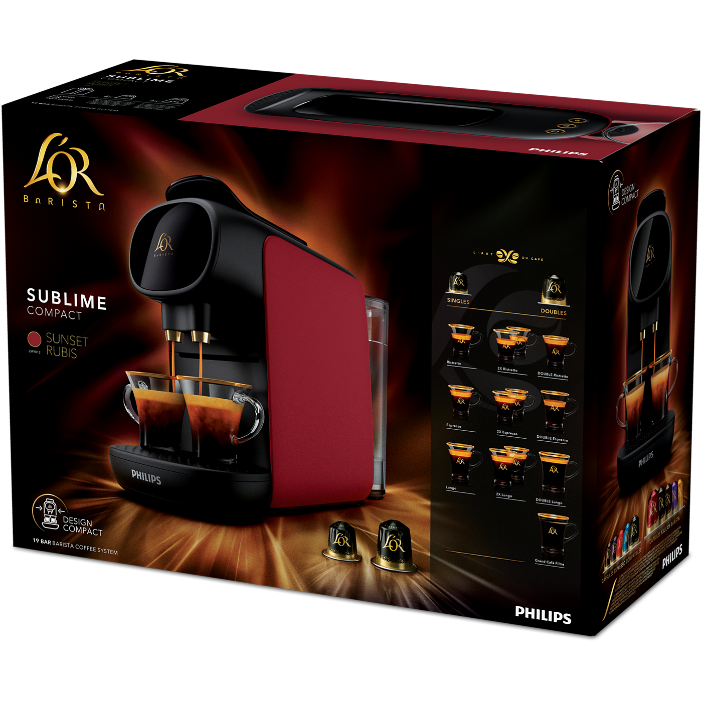 PHILIPS PDLM9012/50 machine à dosettes / capsules